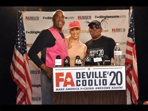 cherie deville coolio|Cherie DeVille and Coolio for President in 2020 Press Conference